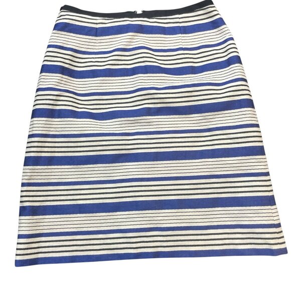 Dresses & Skirts - Blue & White Striped A-Line Skirt